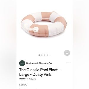 Business & Pleasure Co large dusty pink float